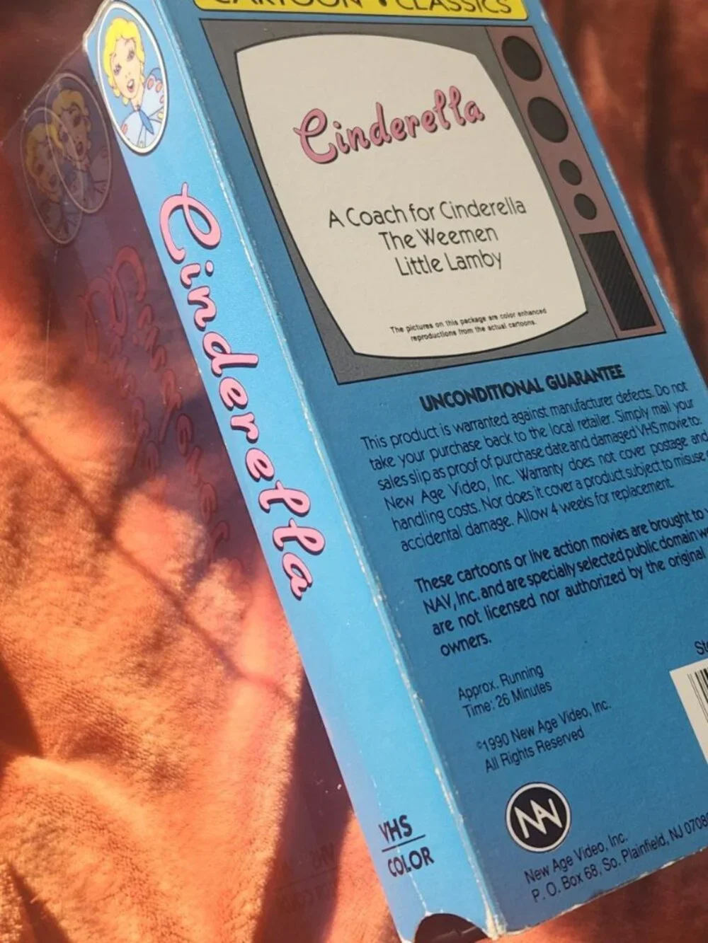 Classic cartoon Favorites: Cinderella - 1990 - VHS